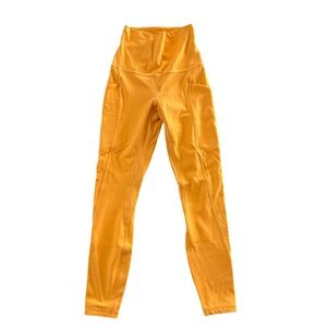 Lululemon Align High Waist Pocket Leggings Golden Ochre Size Medium